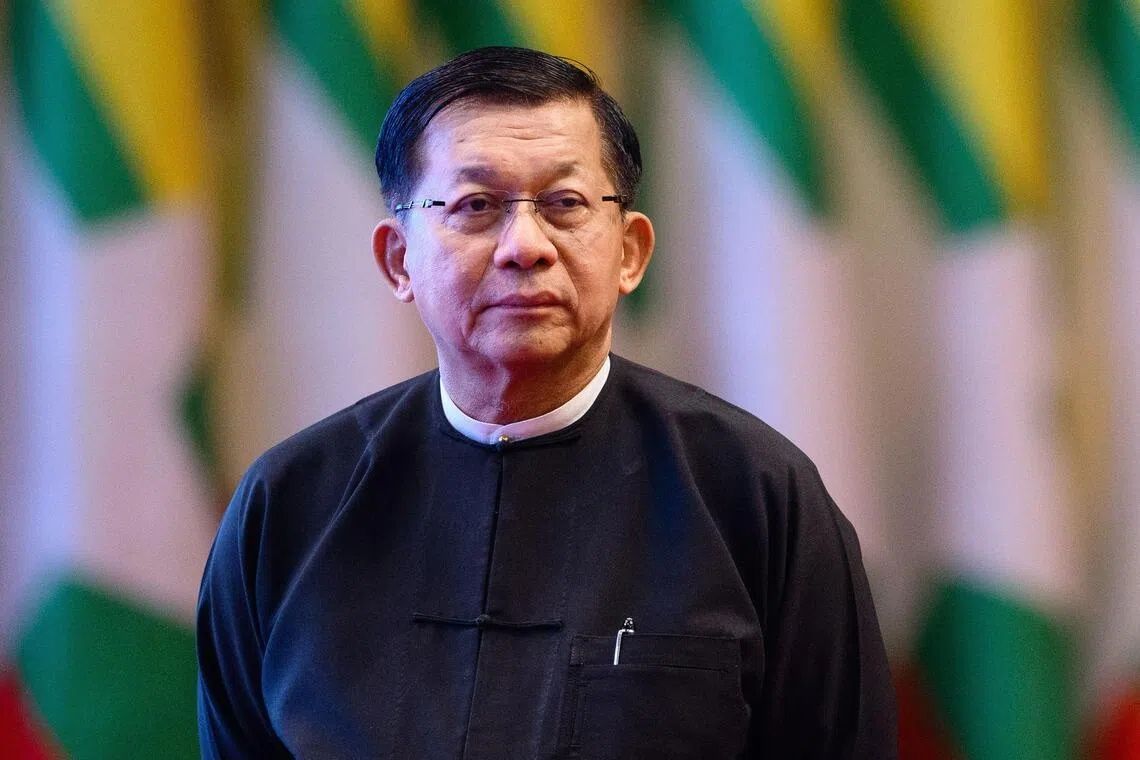 Myanmar's junta-turned-civilian leader Min Aung Hlaing seeks diplomatic rehabilitation with Thailand visit