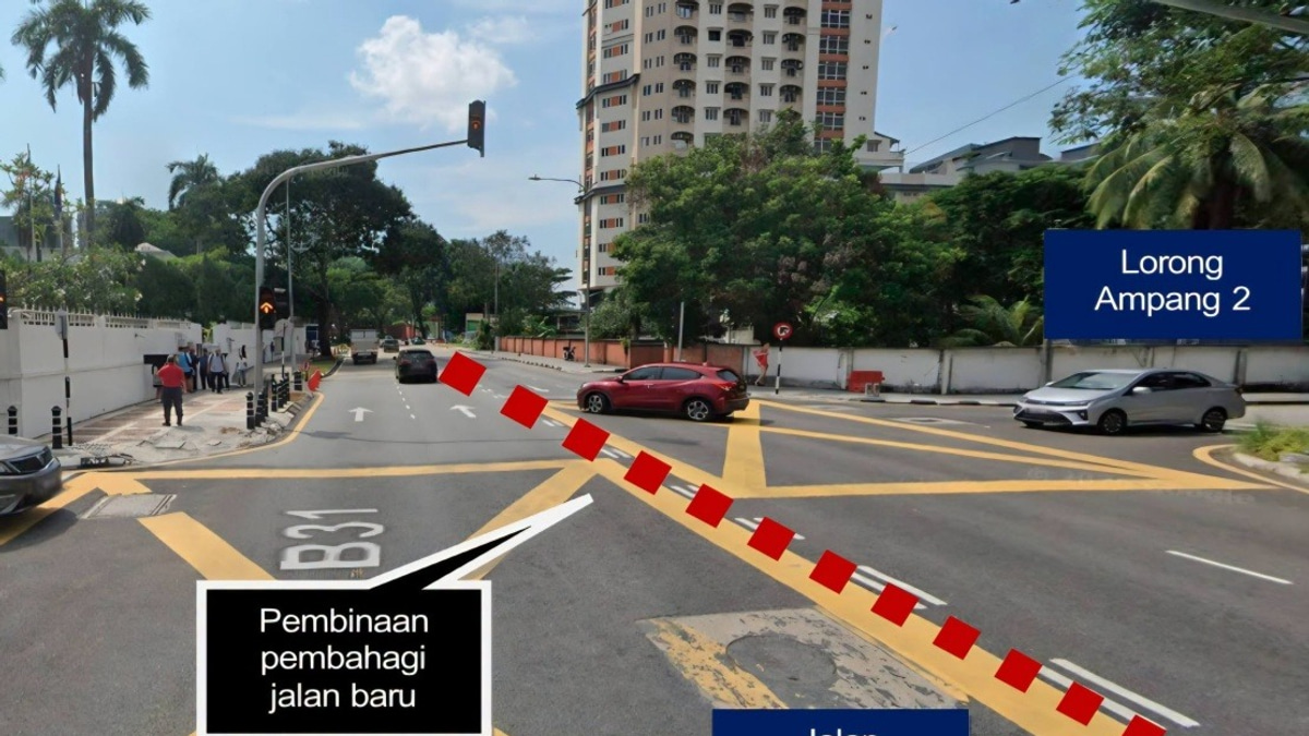 Jalan Ampang Traffic Light Closures Begin as DBKL Launches Major Upgrade