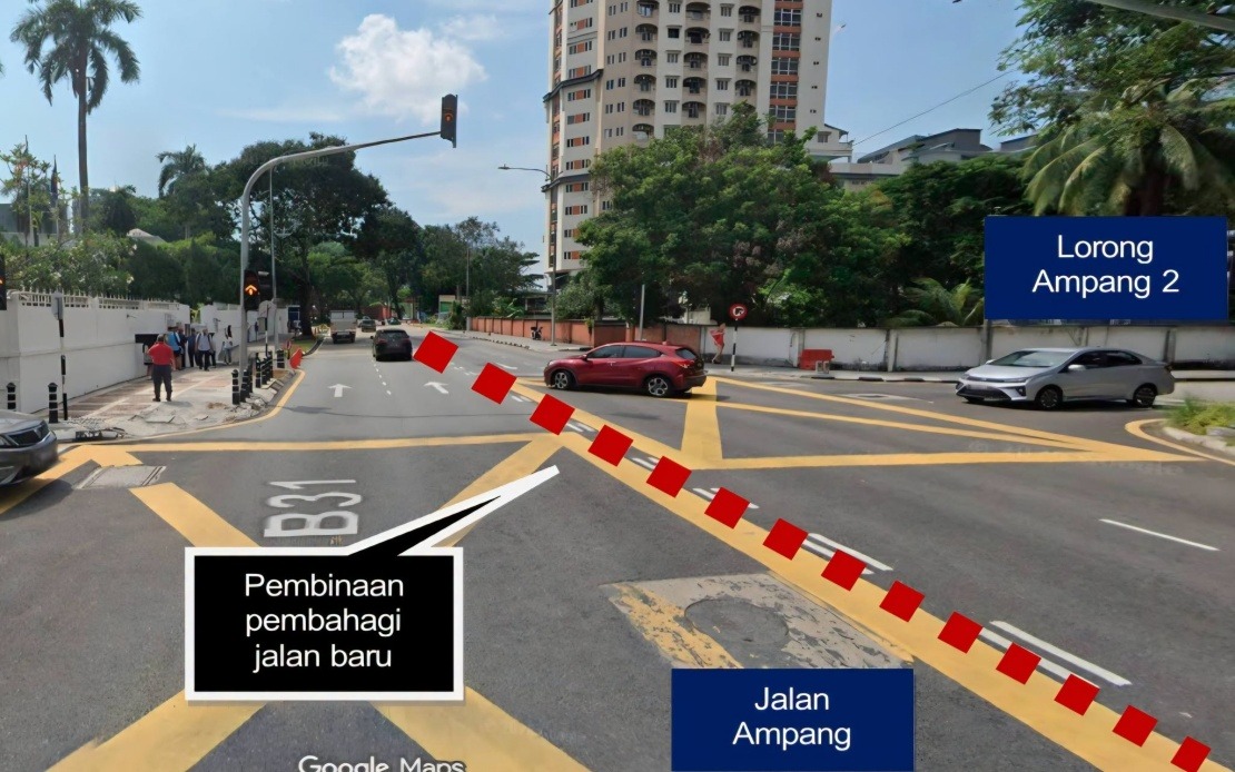 Jalan Ampang Traffic Light Closures Begin as DBKL Launches Major Upgrade