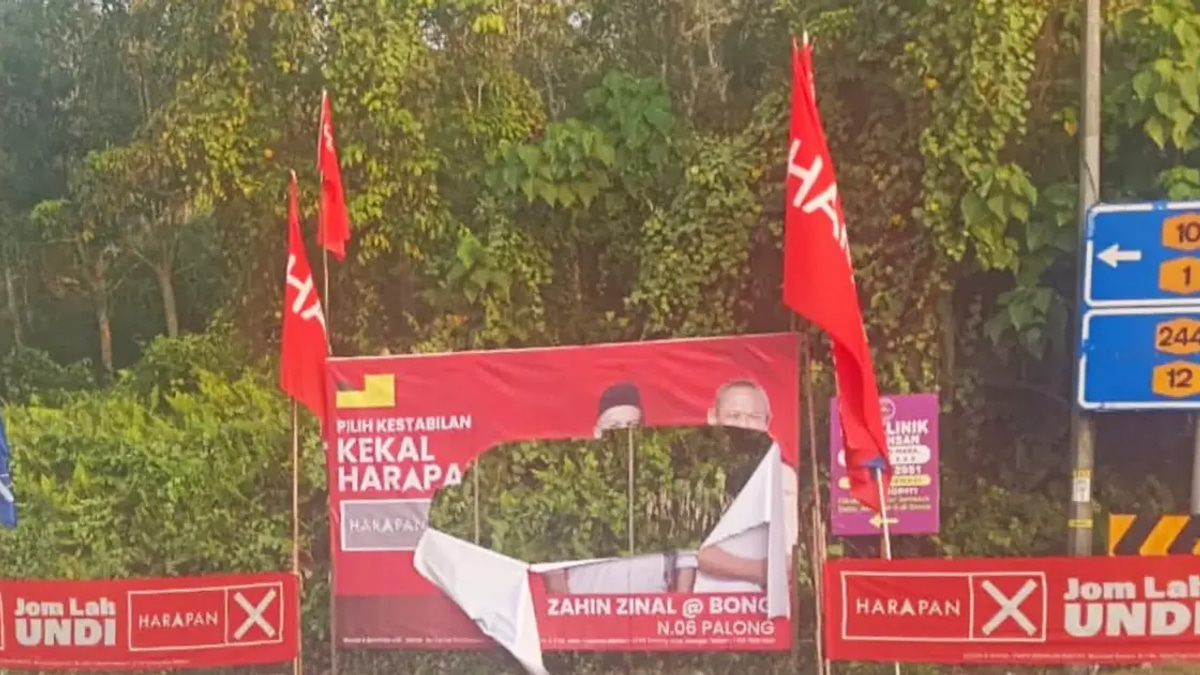 Negeri Sembilan Police Open 14 Election-Related Cases as Campaign Vandalism Escalates
