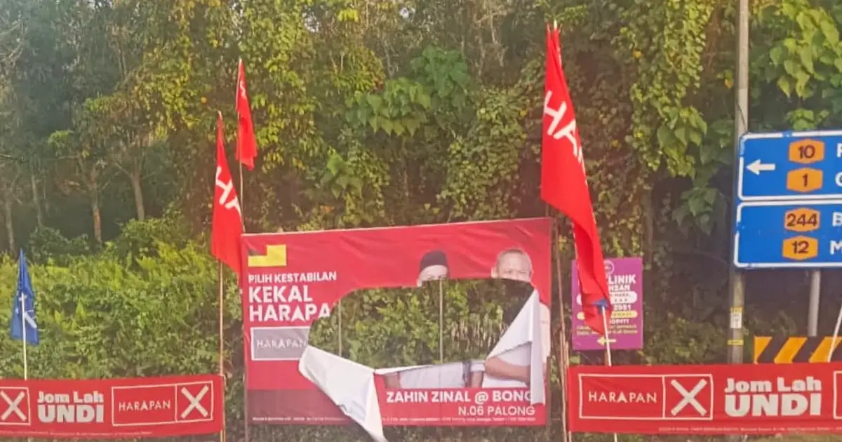 Negeri Sembilan Police Open 14 Election-Related Cases as Campaign Vandalism Escalates