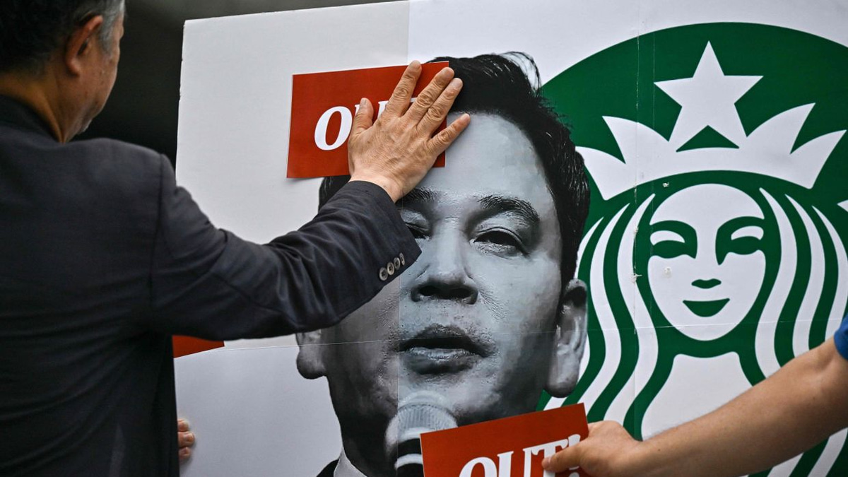 South Korean police question Starbucks executive over 'Tank Day' marketing disaster