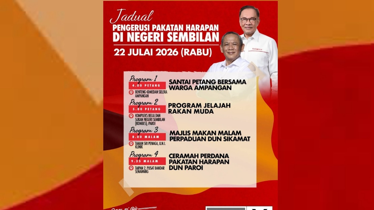 Anwar Launches Negeri Sembilan Campaign Blitz With Four-Stop Tour