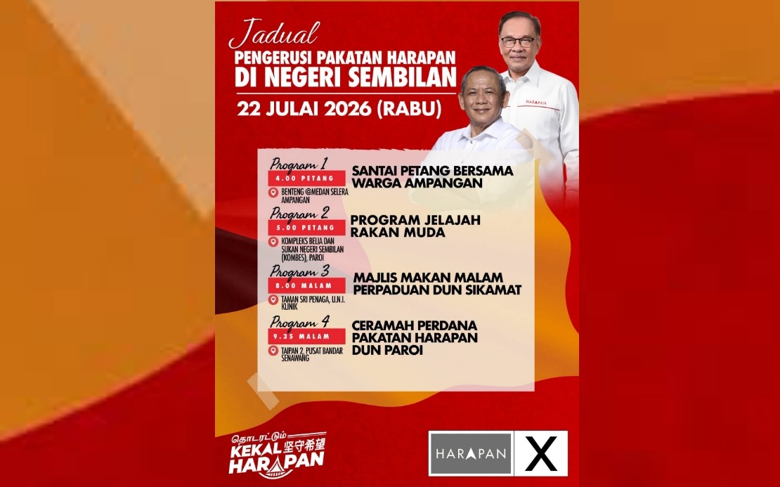 Anwar Launches Negeri Sembilan Campaign Blitz With Four-Stop Tour