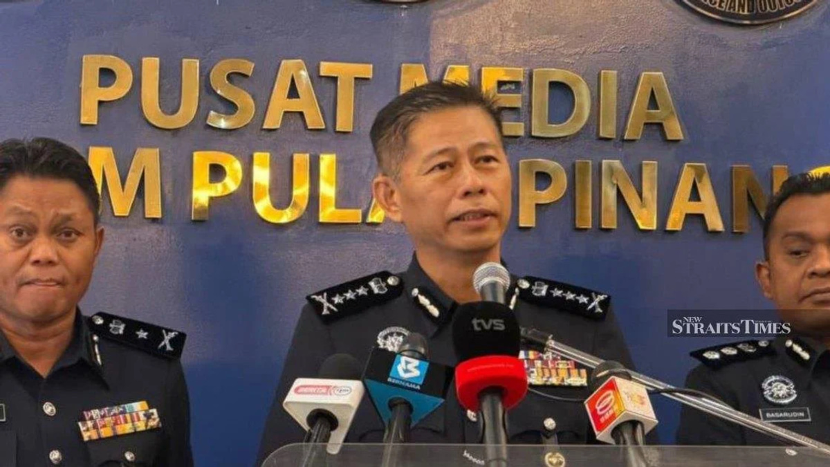 Penang Police Dismantle Major Liquid Methamphetamine Operation, Arrest Suspect and Seize RM450,000 in Drugs