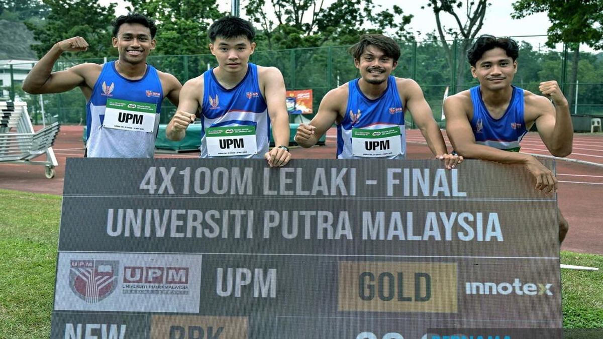 UPM Sprinters Smash SUKIPT Record as Aliff Iman Mentors New Generation