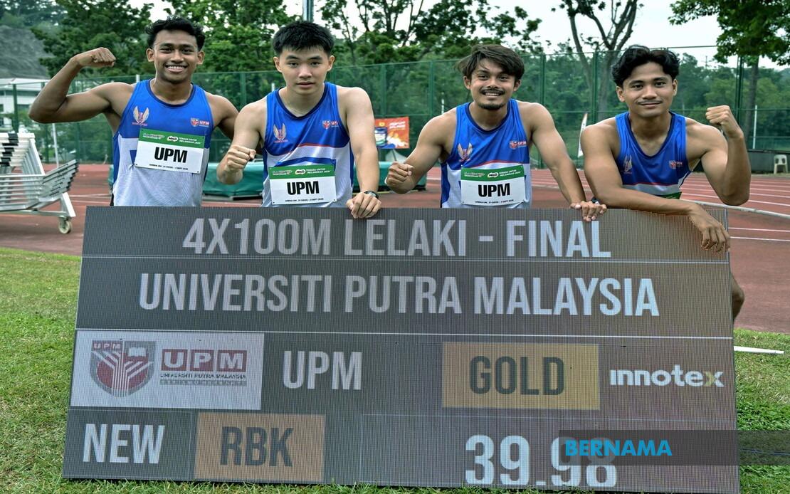 UPM Sprinters Smash SUKIPT Record as Aliff Iman Mentors New Generation