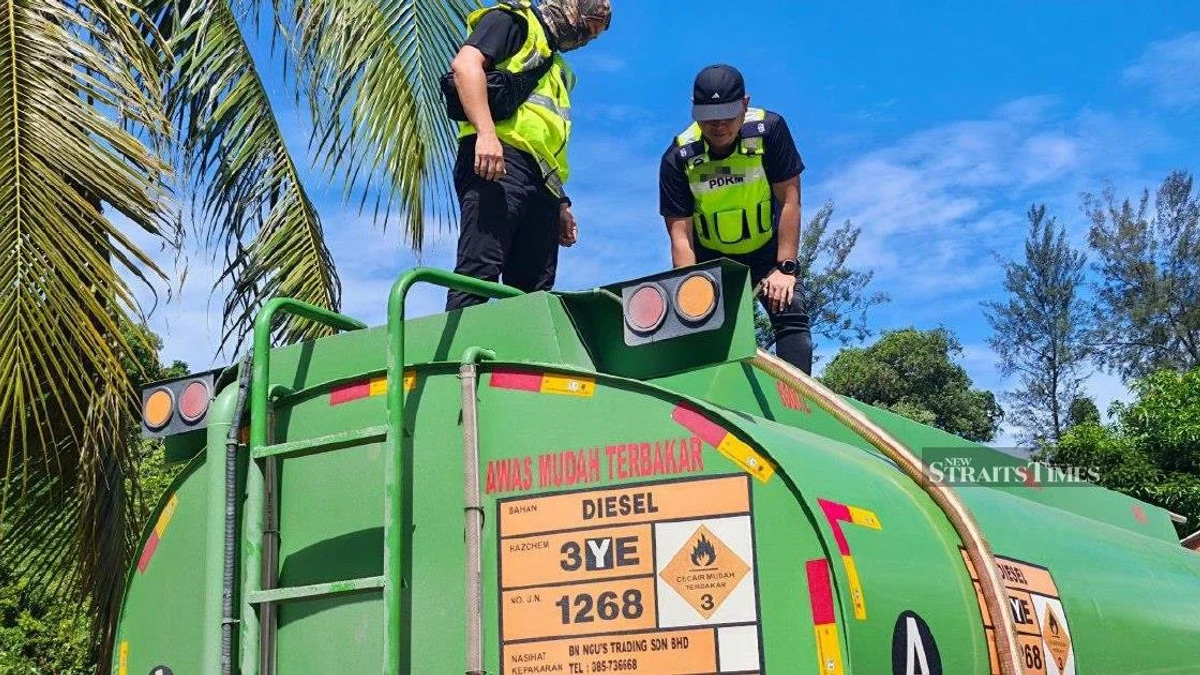 Illegal Diesel Operation Busted in Tanjung Lobang; 15,000 Litres Seized