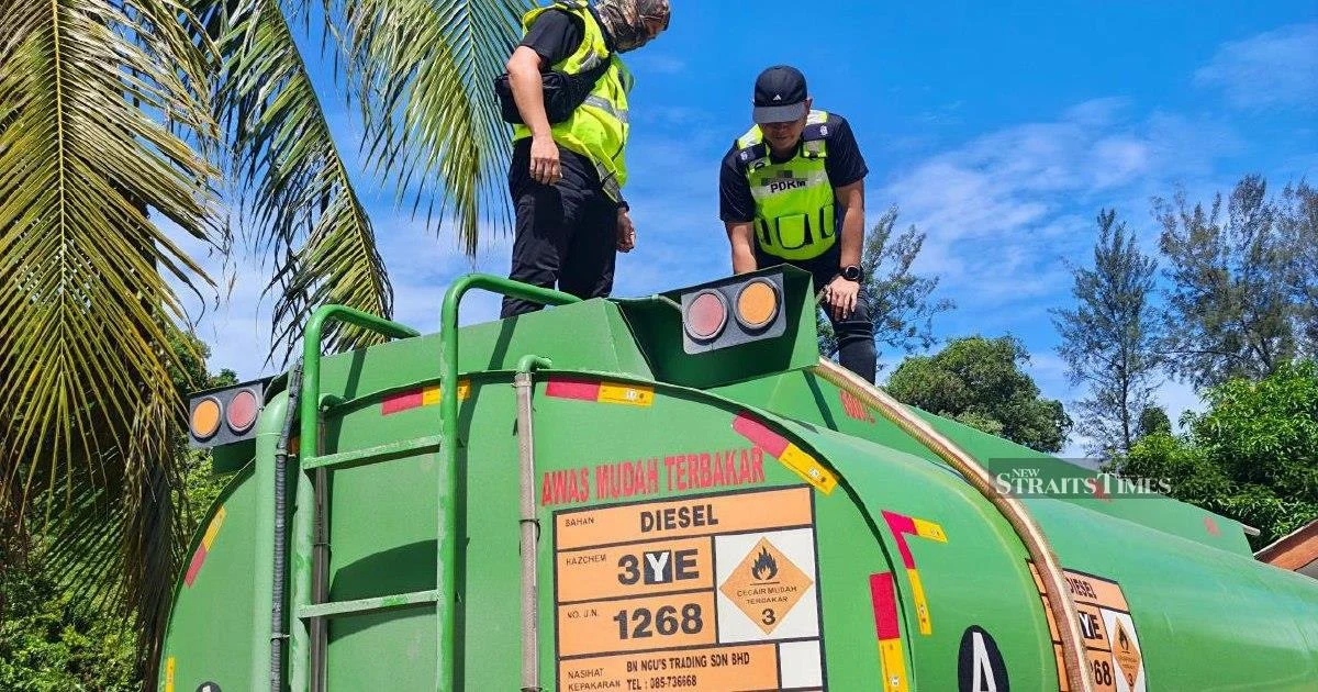 Illegal Diesel Operation Busted in Tanjung Lobang; 15,000 Litres Seized