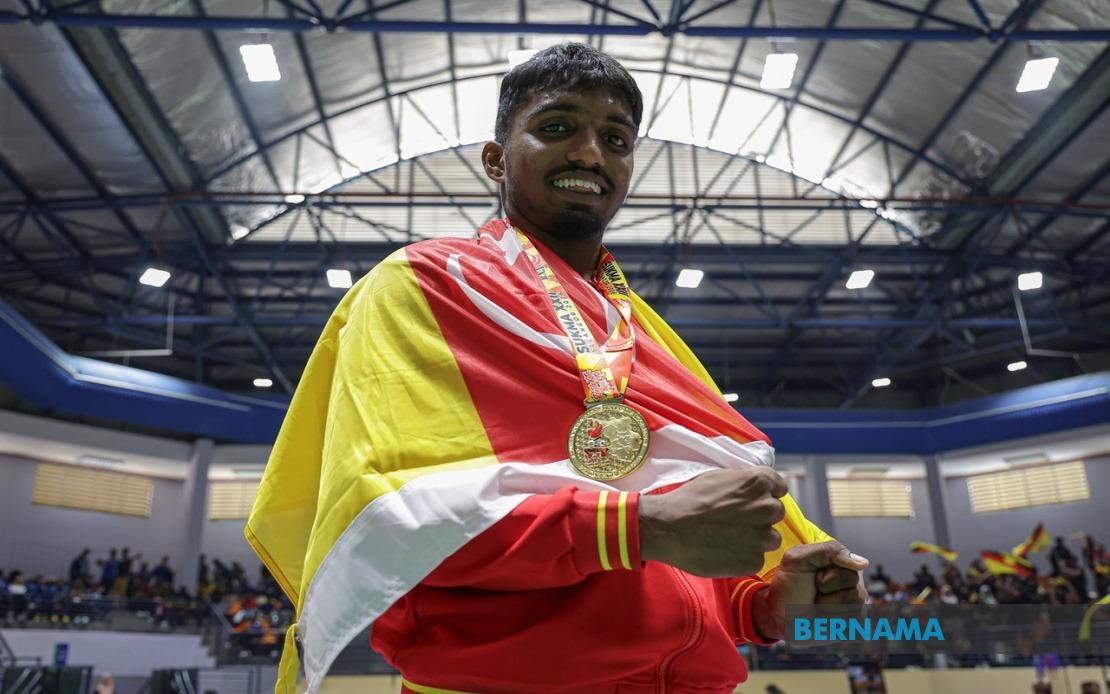 Against the Odds: How an AC Technician Won Silambam's First SUKMA Triple Gold