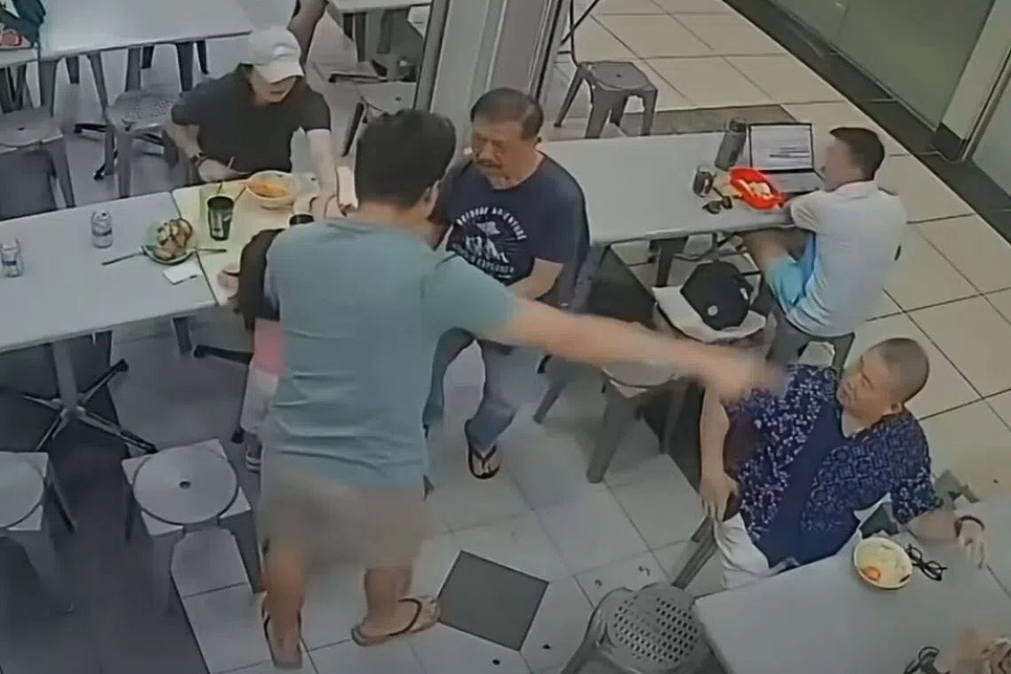 Singapore Police Investigate Assault on Elderly Man After Head-Patting Incident at Coffee Shop