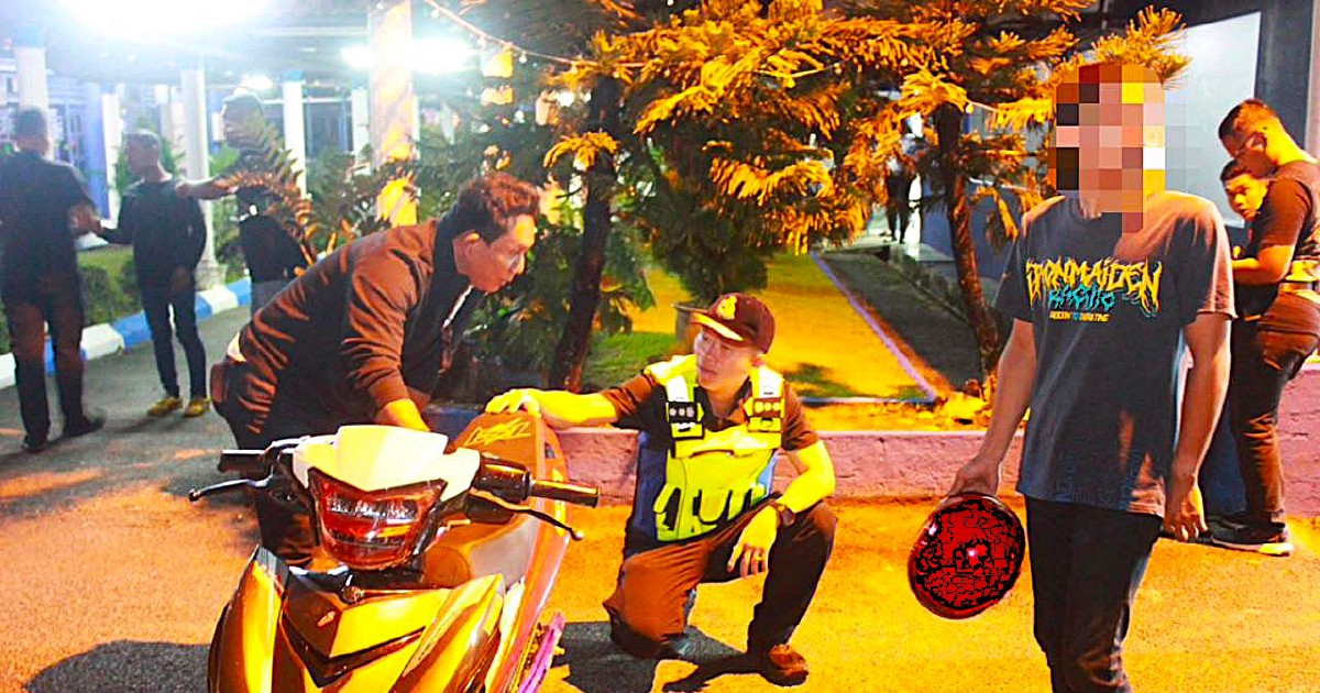 Seven Motorcycles Confiscated as Klang Police Clamp Down on Illegal Street Racing