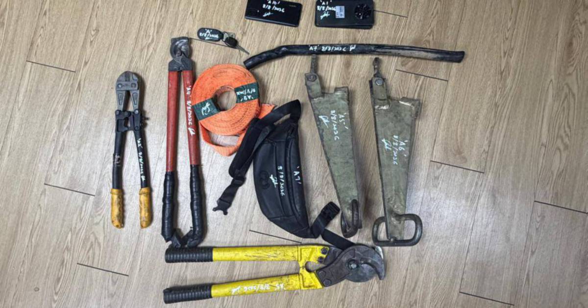 Suspected Cable Thief Apprehended Following Dramatic 50km Police Pursuit and Vehicle Crash