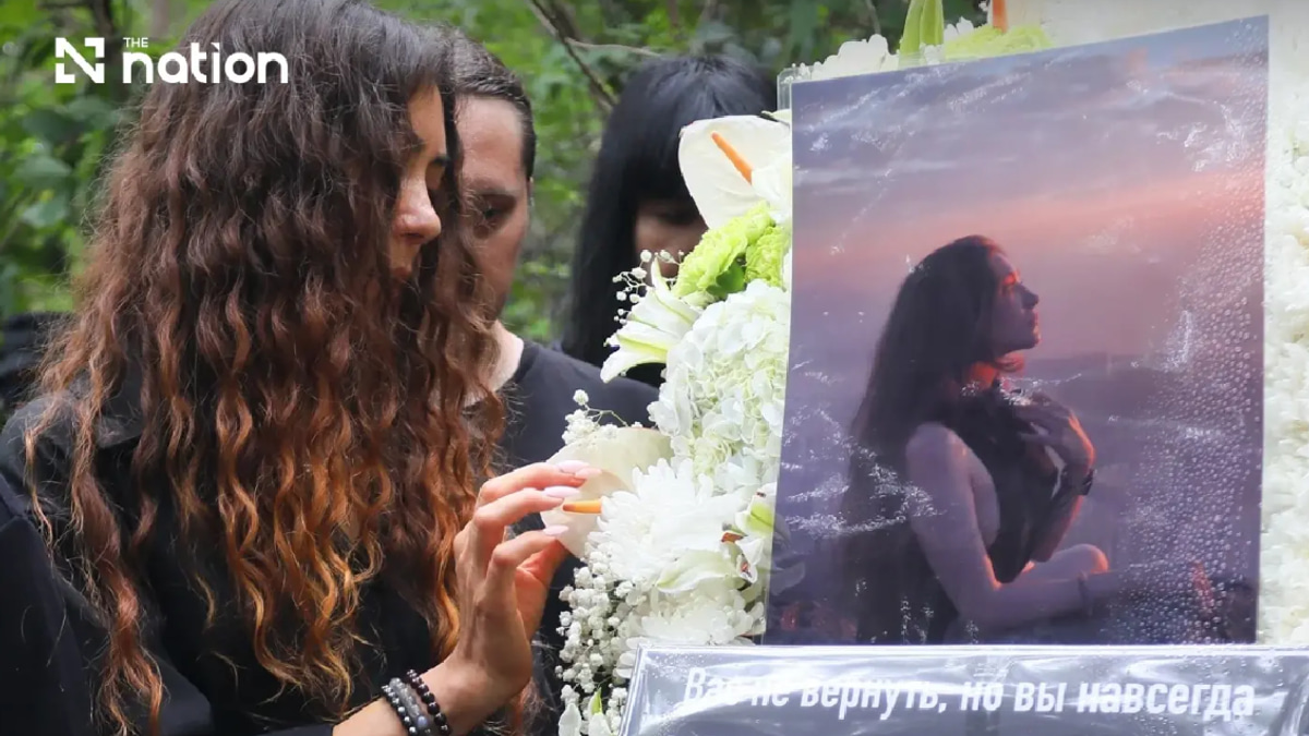 Russian siblings' mother expresses gratitude at Thai memorial service