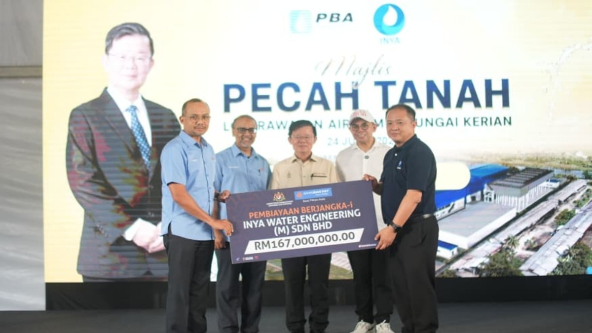 Bank Rakyat Backs RM167 Million Water Plant in Penang With Extended Financing Terms