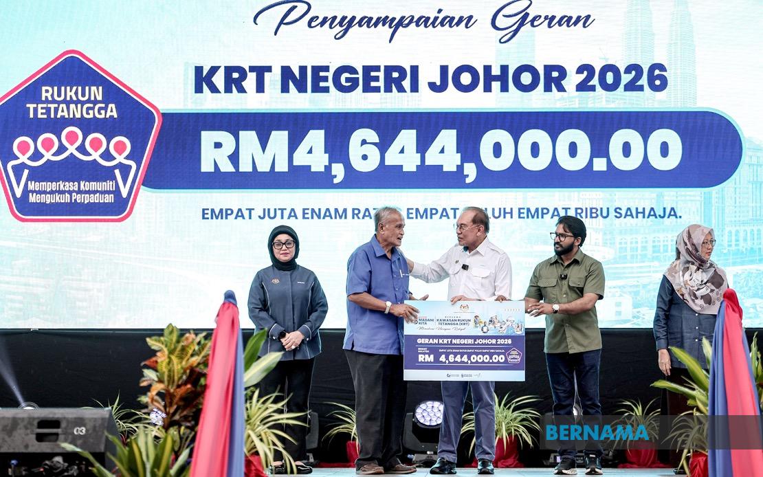 PM Raises KRT Annual Grant to RM10,000 Starting 2027