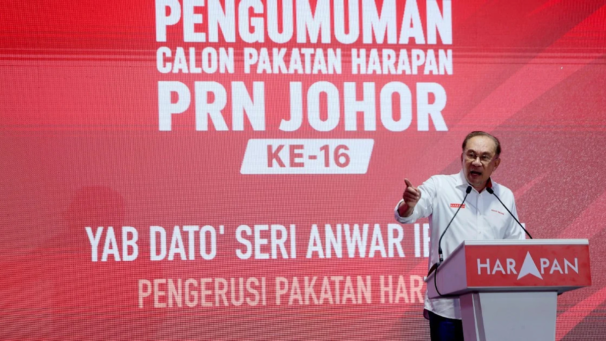 Anwar Calls on Johor Leadership to Challenge Past Governments on Revenue Allocation