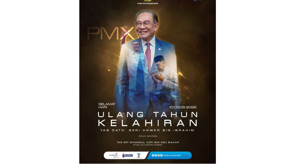 Government Leadership Extends Birthday Greetings to PM Anwar on 79th Milestone
