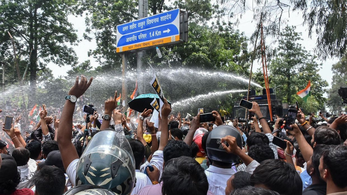 BJP attacks student protest group for uneven commitment across India's regions