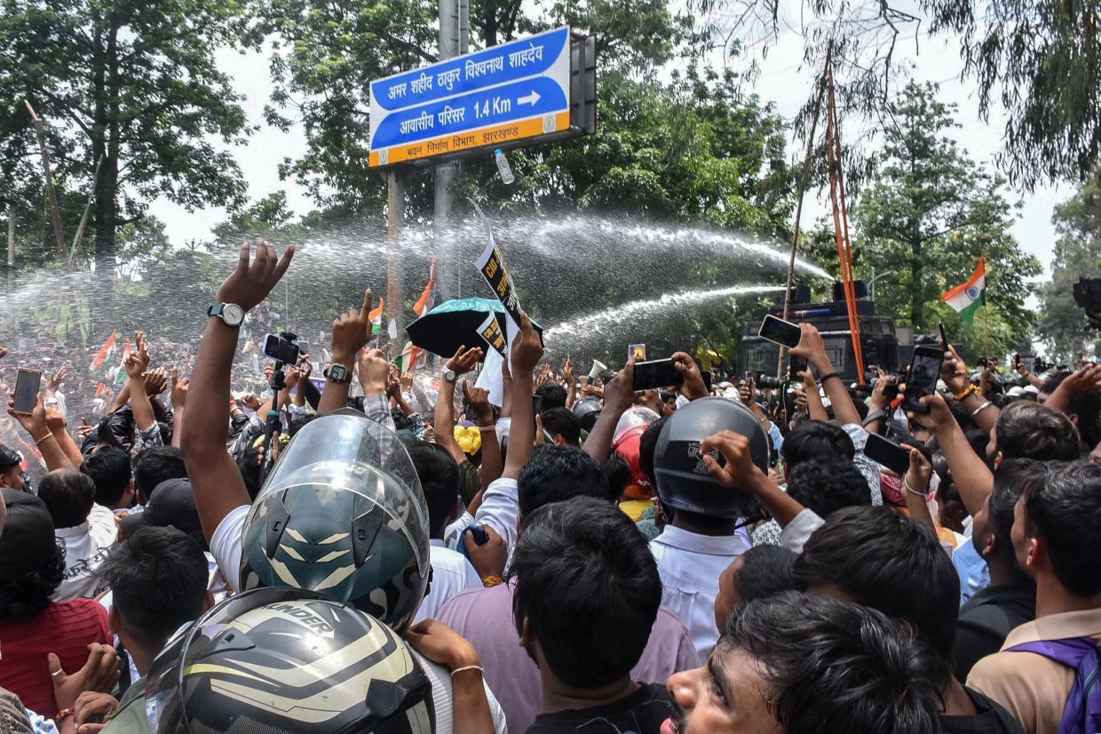 BJP attacks student protest group for uneven commitment across India's regions