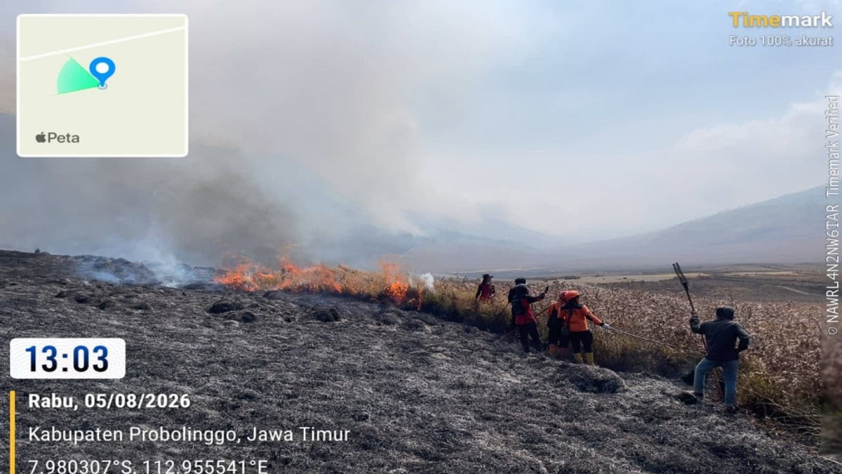 Indonesia Deploys Air Assets To Battle Mount Bromo Wildfire Engulfing 60 Hectares