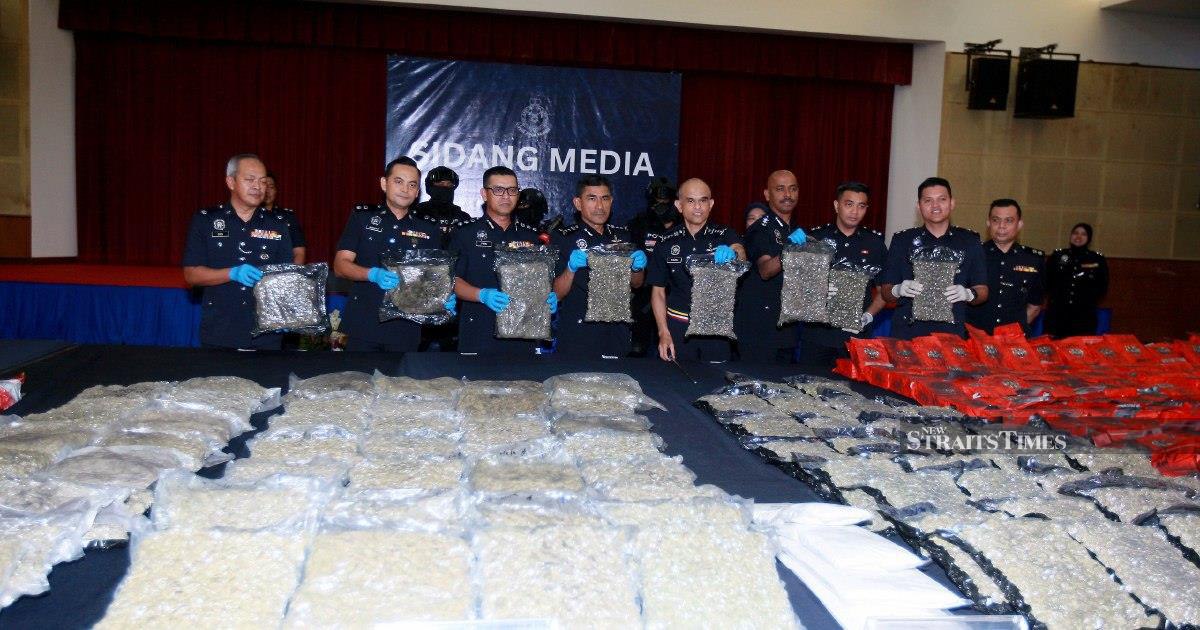 Major Drug Haul in Selangor: Police Arrest 12 Suspects with 600kg Cache