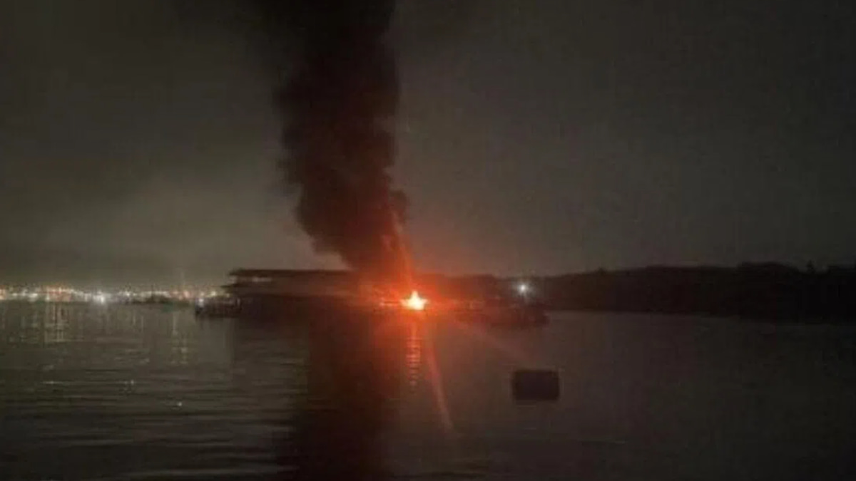 Lightning strike destroys floating fish farms near Singapore's Pulau Ubin, causing heavy losses