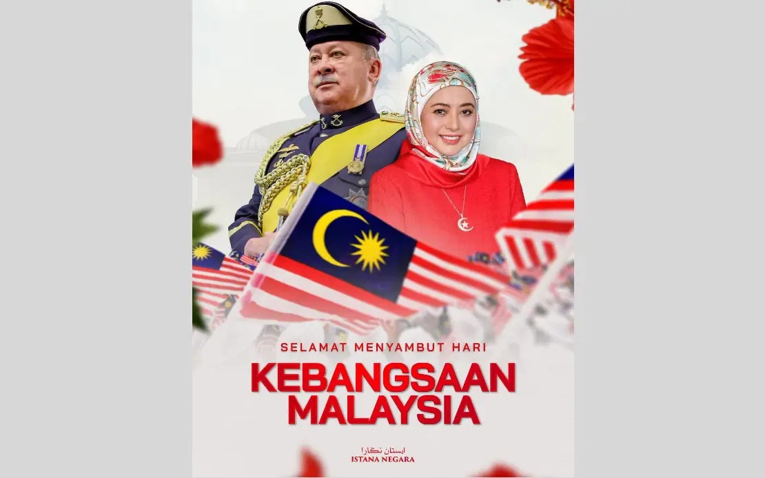 King And Queen Extend 69th National Day Wishes To All Malaysians