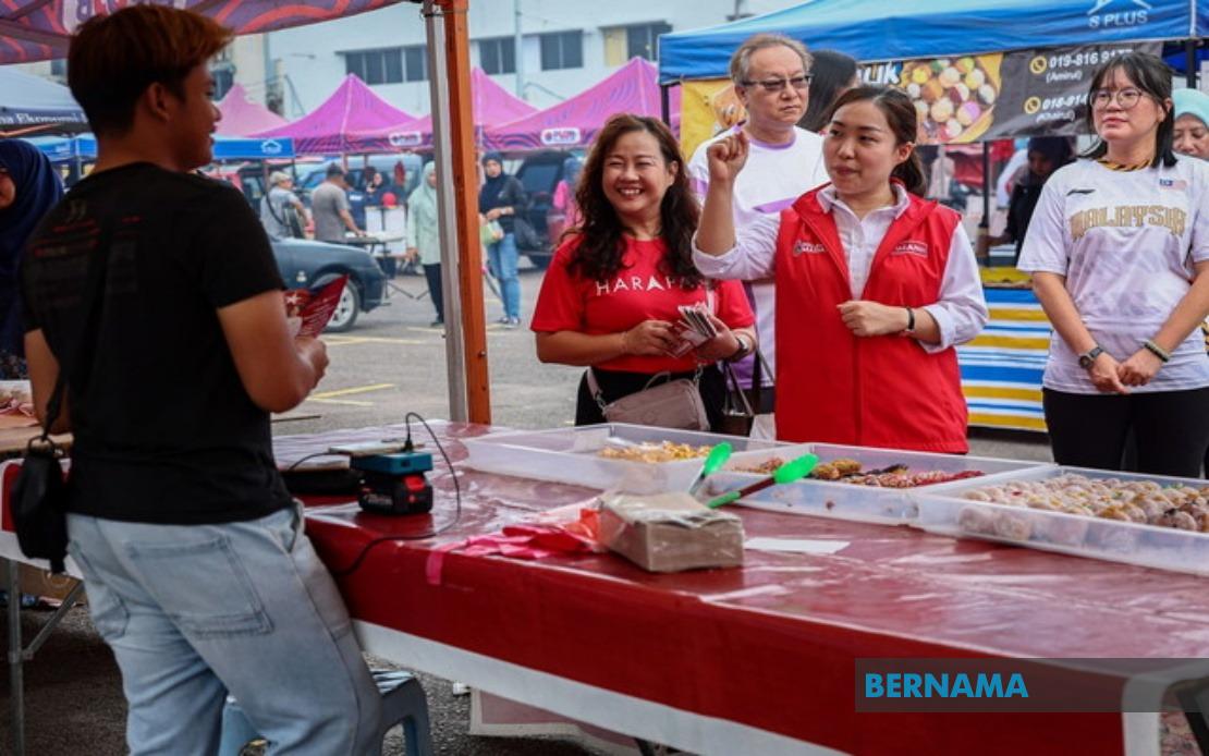 Chu Poh Yee Pledges Infrastructure and Economic Growth in Mengkibol Campaign