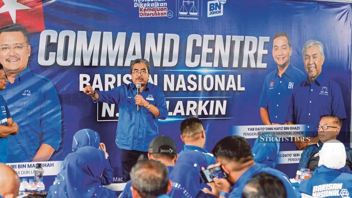 Johari Ghani Calls for BN to Keep Eyes on Voters, Not Internal Squabbles in Johor Campaign