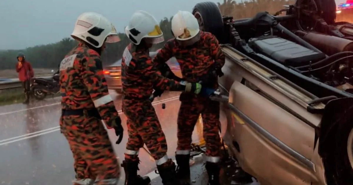 Two Sisters Among Four Fatalities in Twin Pahang Road Crashes Within Hour
