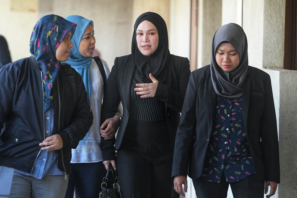 Zizie Izette appears in court as judges set to deliver verdict in multimillion-ringgit graft case