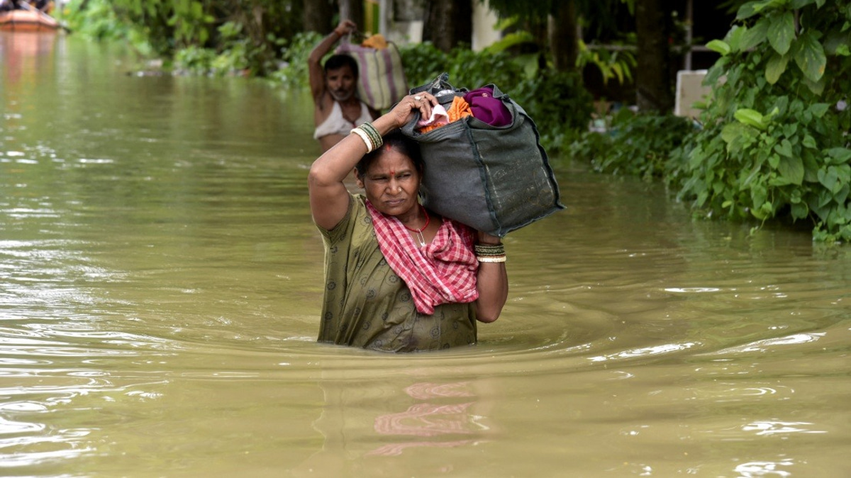 Assam Floods Kill 62, Displace Over 1.1 Million as Monsoon Devastates Northeast India