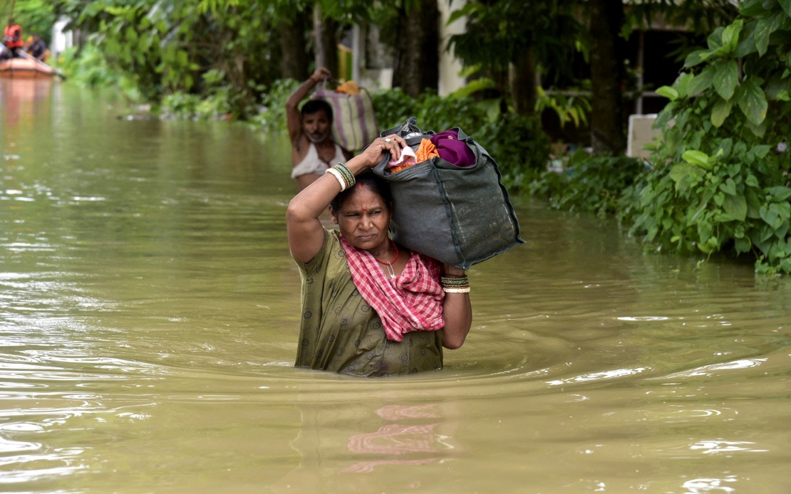 Assam Floods Kill 62, Displace Over 1.1 Million as Monsoon Devastates Northeast India