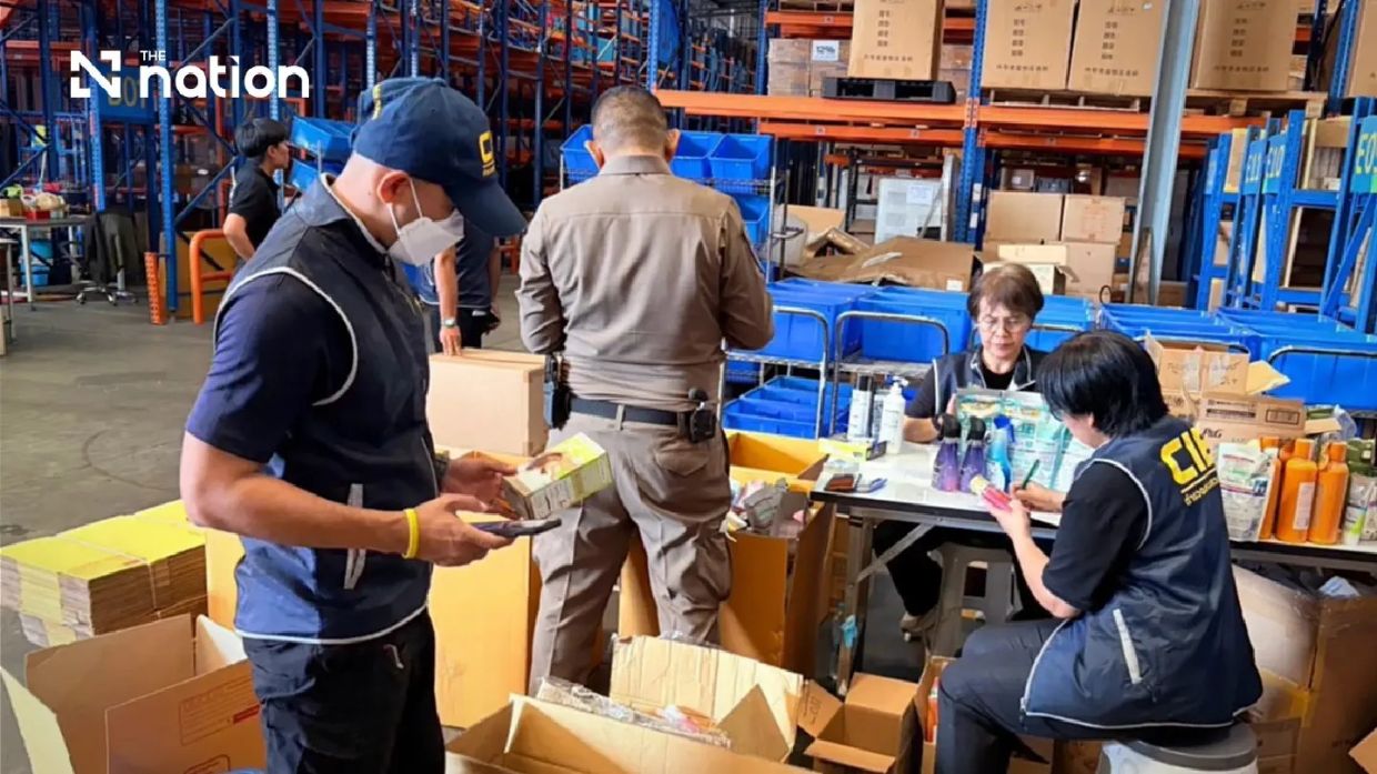 Thai police seize 83,483 unapproved Japanese products in major warehouse raid