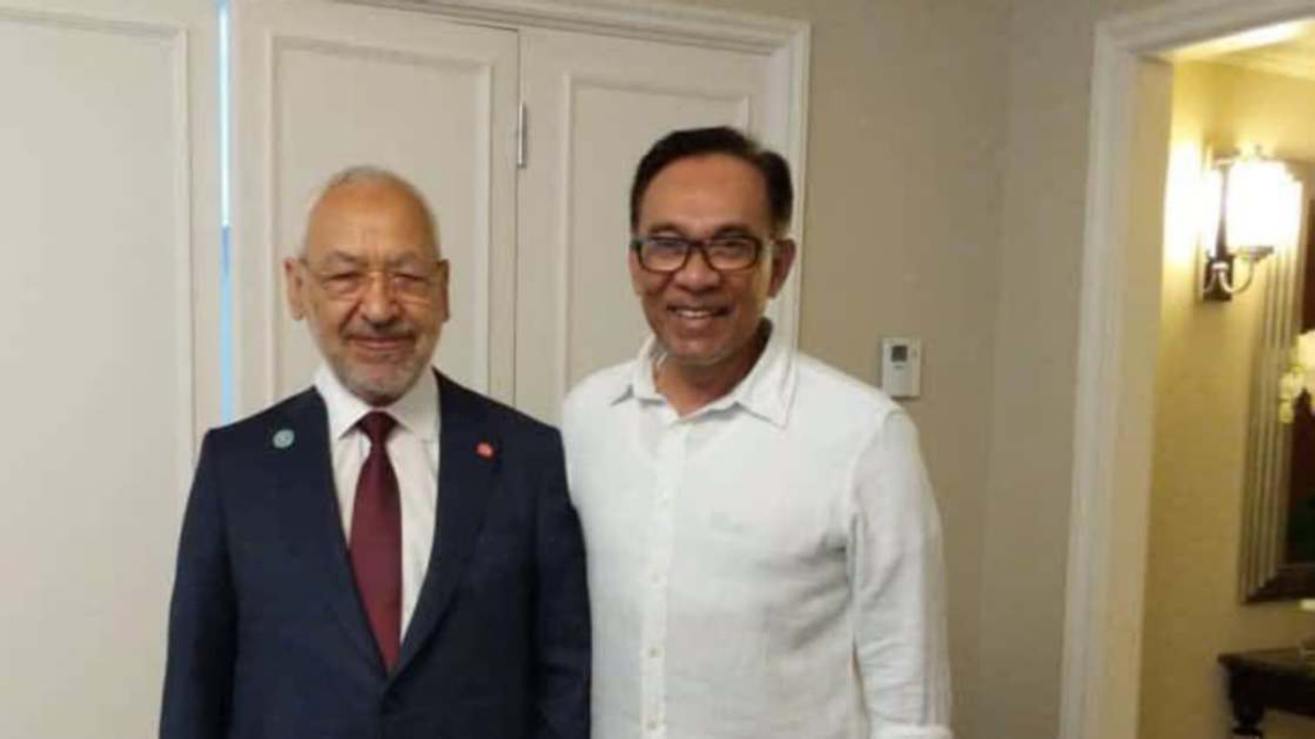Anwar Presses Tunisia on Ghannouchi's Detention, Citing Humanitarian Concerns