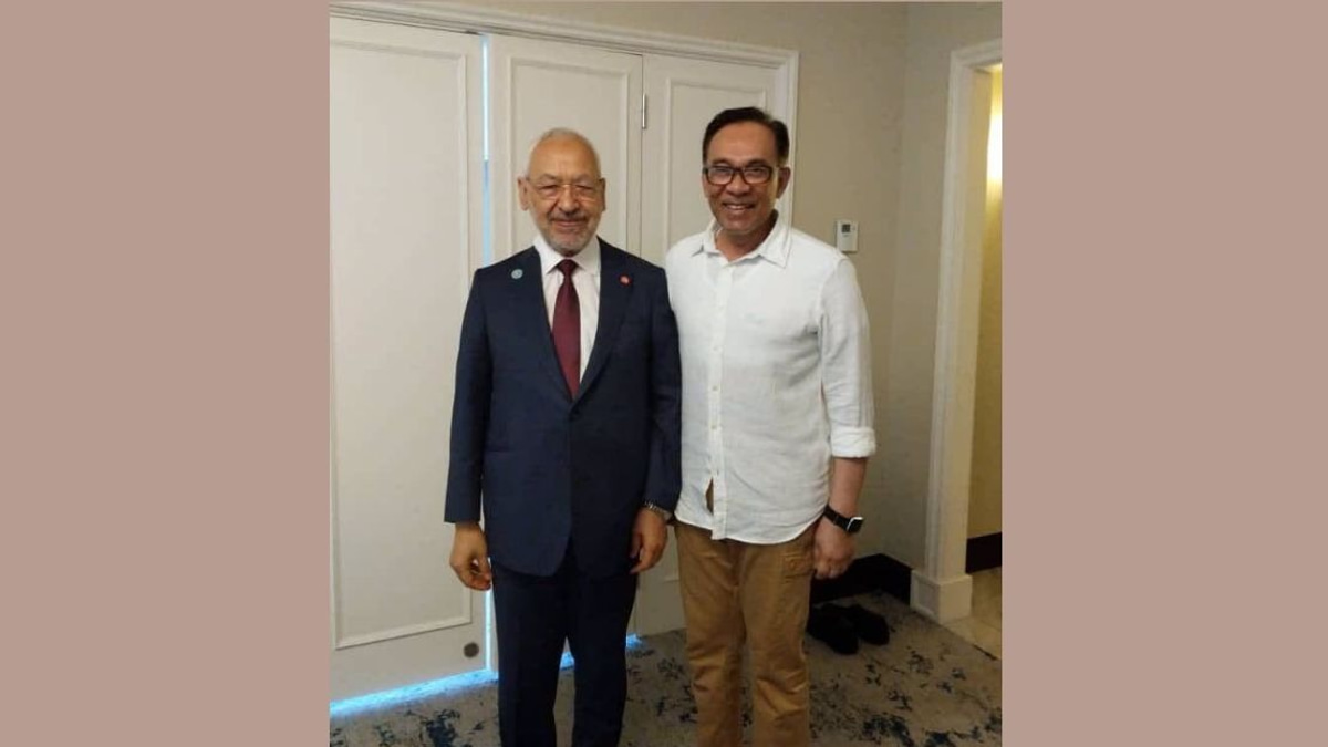 Anwar Seeks Sheikh Ghannouchi's Release on Humanitarian Grounds