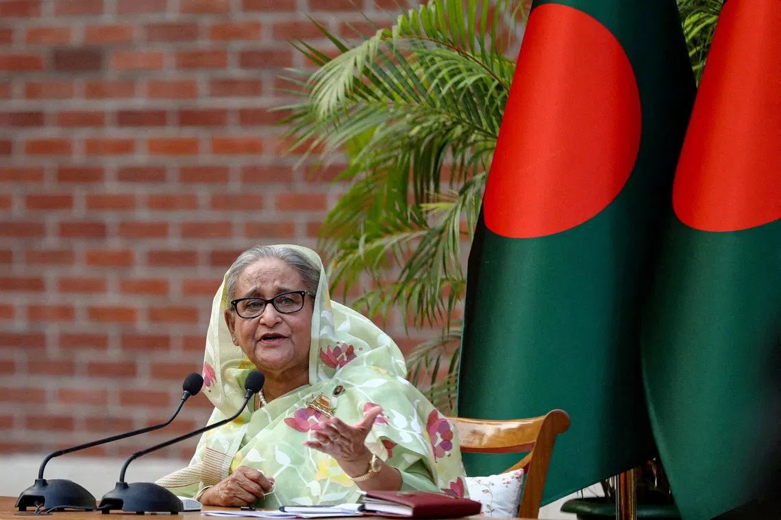 Bangladesh Urges India to Block Hasina's Virtual Speech, Citing Diplomatic Risks