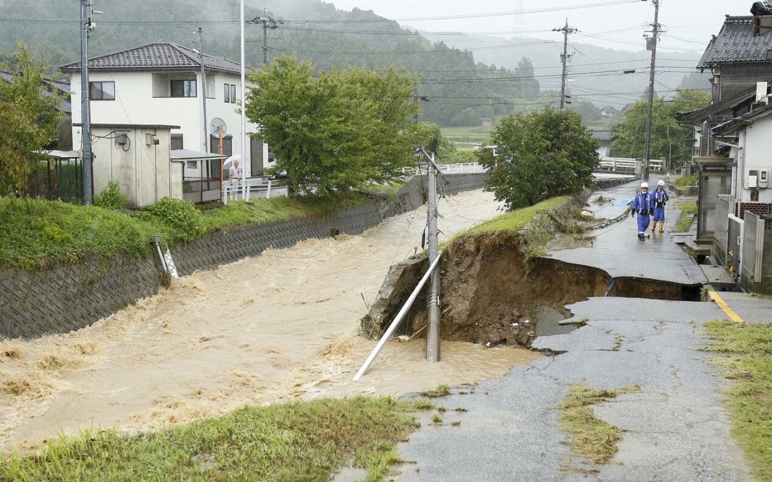 Central Japan Battered by Dangerous Downpours as Landslides and Flooding Threaten Thousands