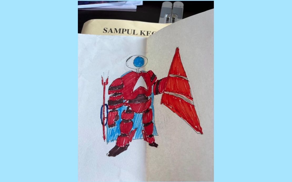 Child with Special Needs Gifts Prime Minister Anwar a Hand-Drawn Robot