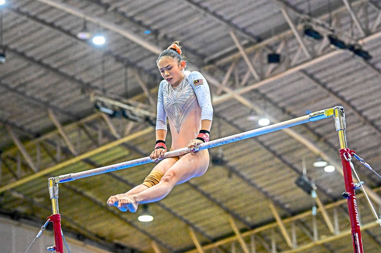 Yeoh secures uneven bars final spot as Malaysia delivers mixed results on Games' second day