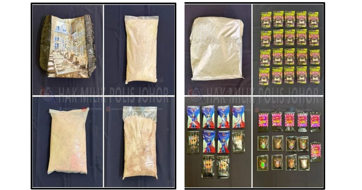 Married couple held after RM3.59mil drug seizure in Kulai