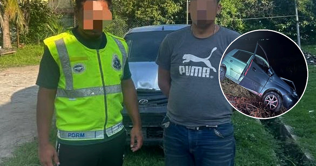 Man detained after dramatic car chase with GOF in Kelantan; air rifle and ammunition seized
