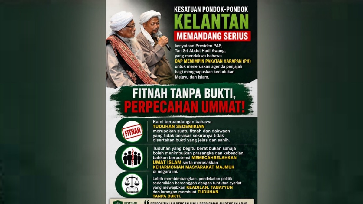 Islamic Leaders Must Abandon Politics of Slander, Says Kelantan Pondok Leaders