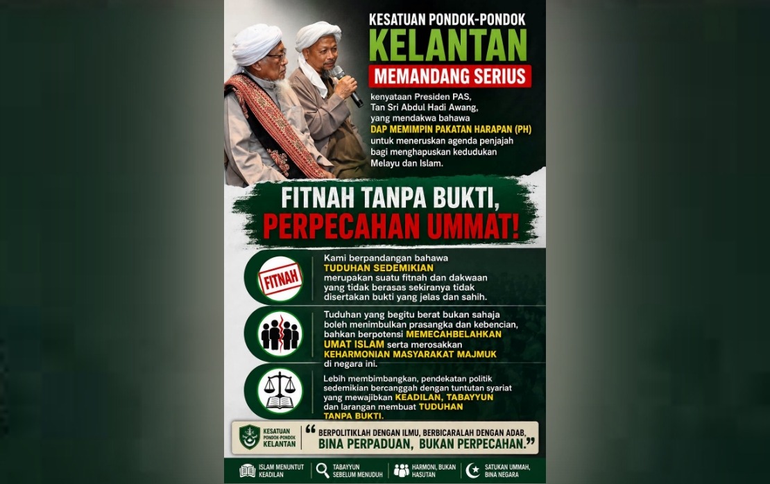 Islamic Leaders Must Abandon Politics of Slander, Says Kelantan Pondok Leaders