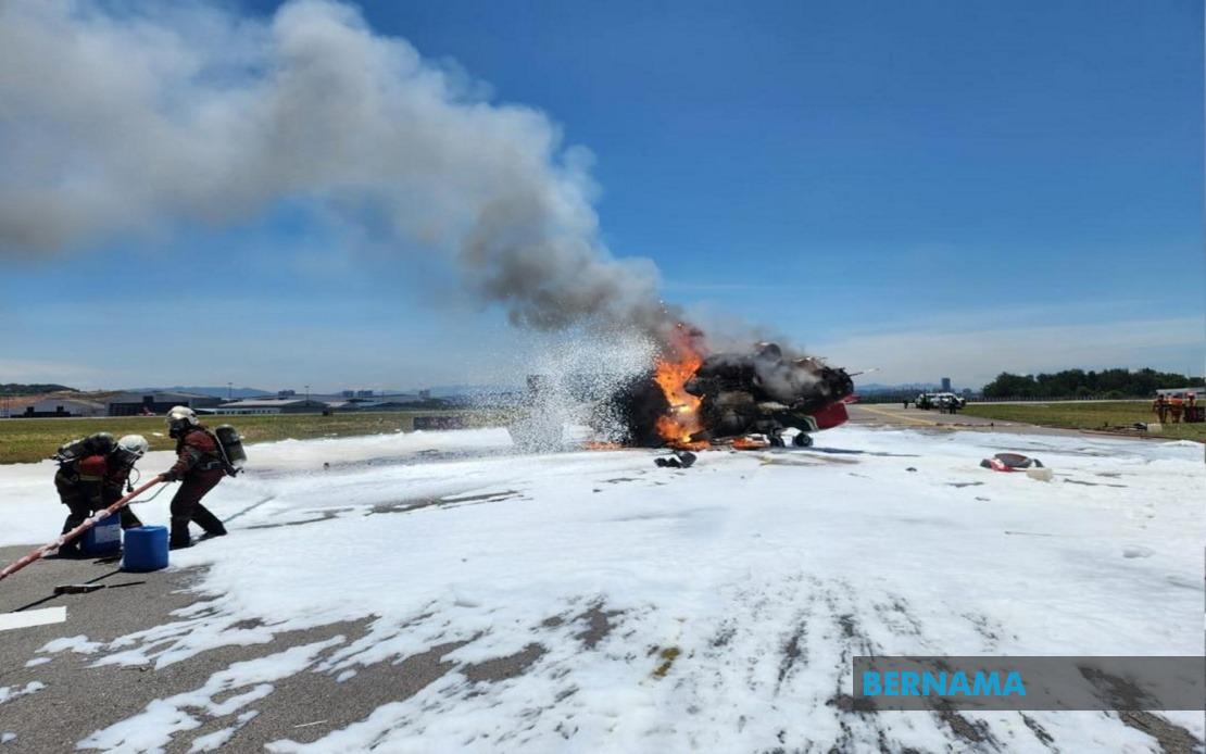 Sultan Abdul Aziz Shah Airport Runway Reopens After Helicopter Engine Fire