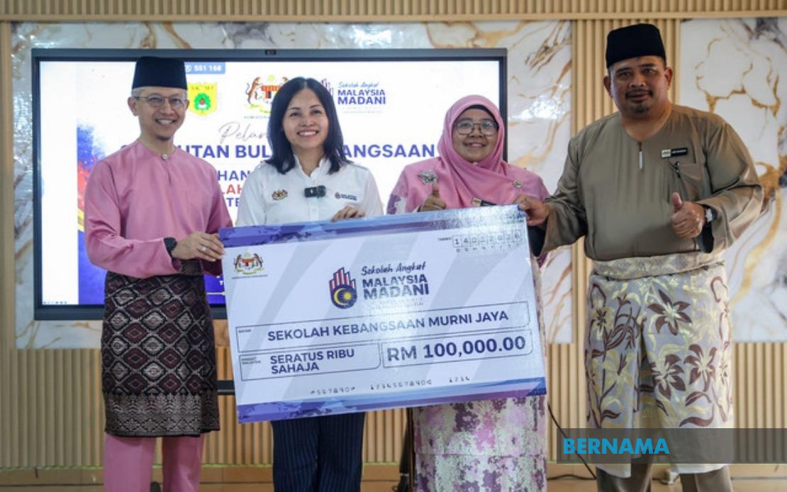 SK Murni Jaya Receives RM100,000 MADANI School Grant for Technology and Infrastructure Upgrades