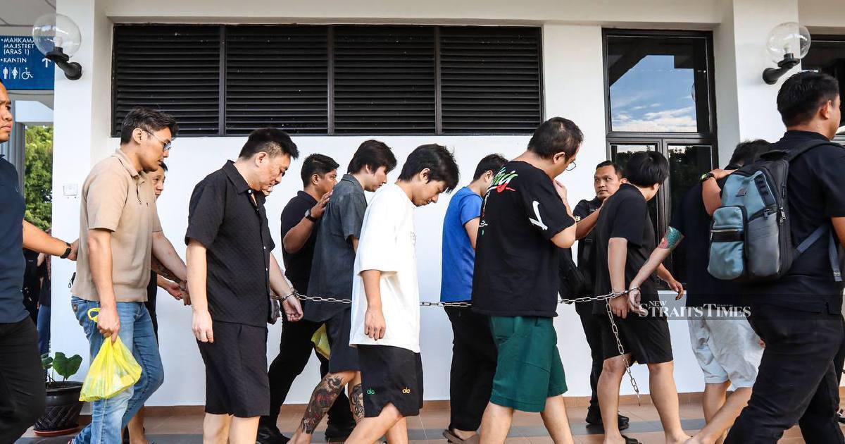 Nine Chinese nationals arraigned in Penang over alleged romance fraud network