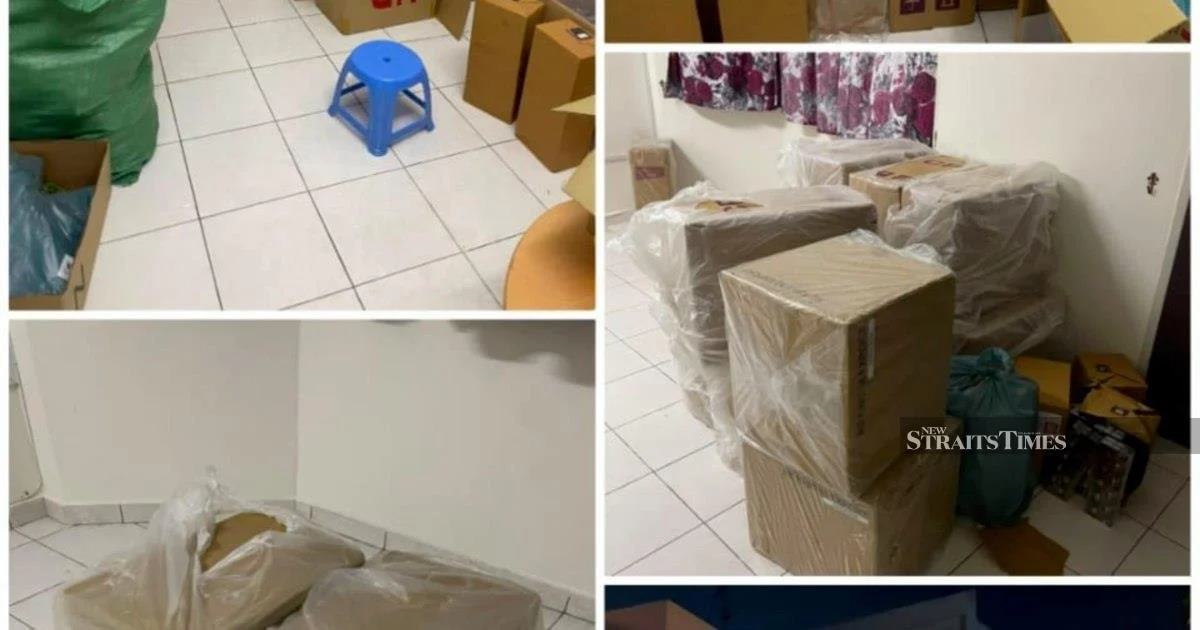 Police bust illegal cigarette operation in Johor Baru, arrest three foreign nationals