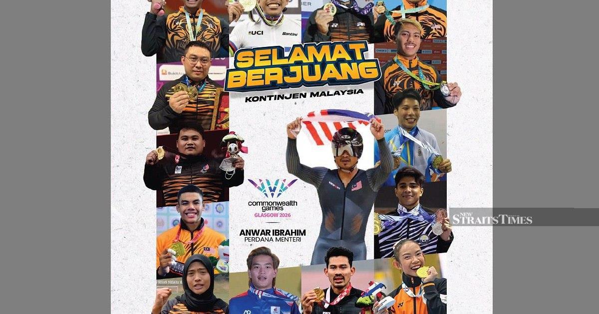 PM Anwar extends support to Malaysian athletes heading to Glasgow 2026